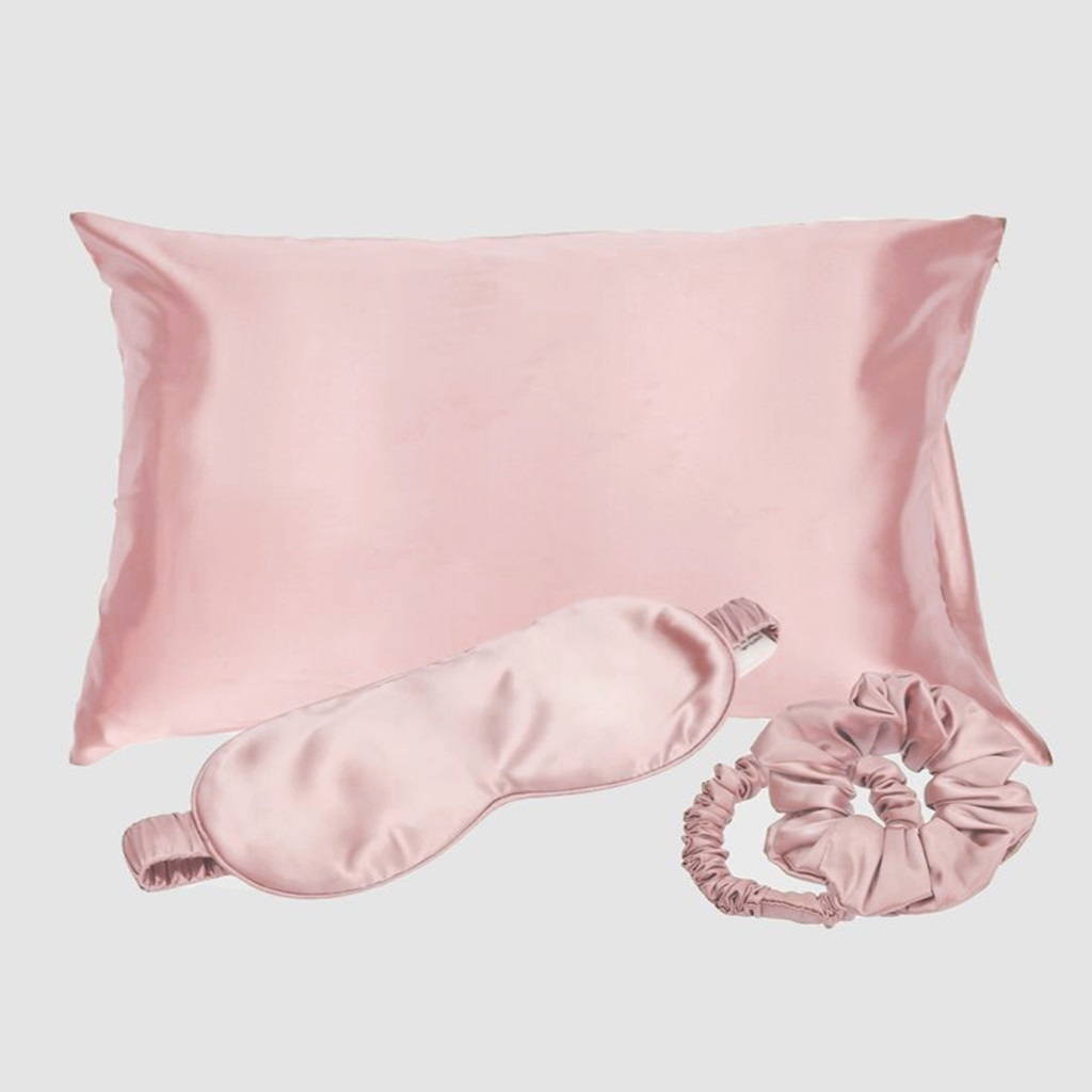 Cofanetto federa in seta PINK