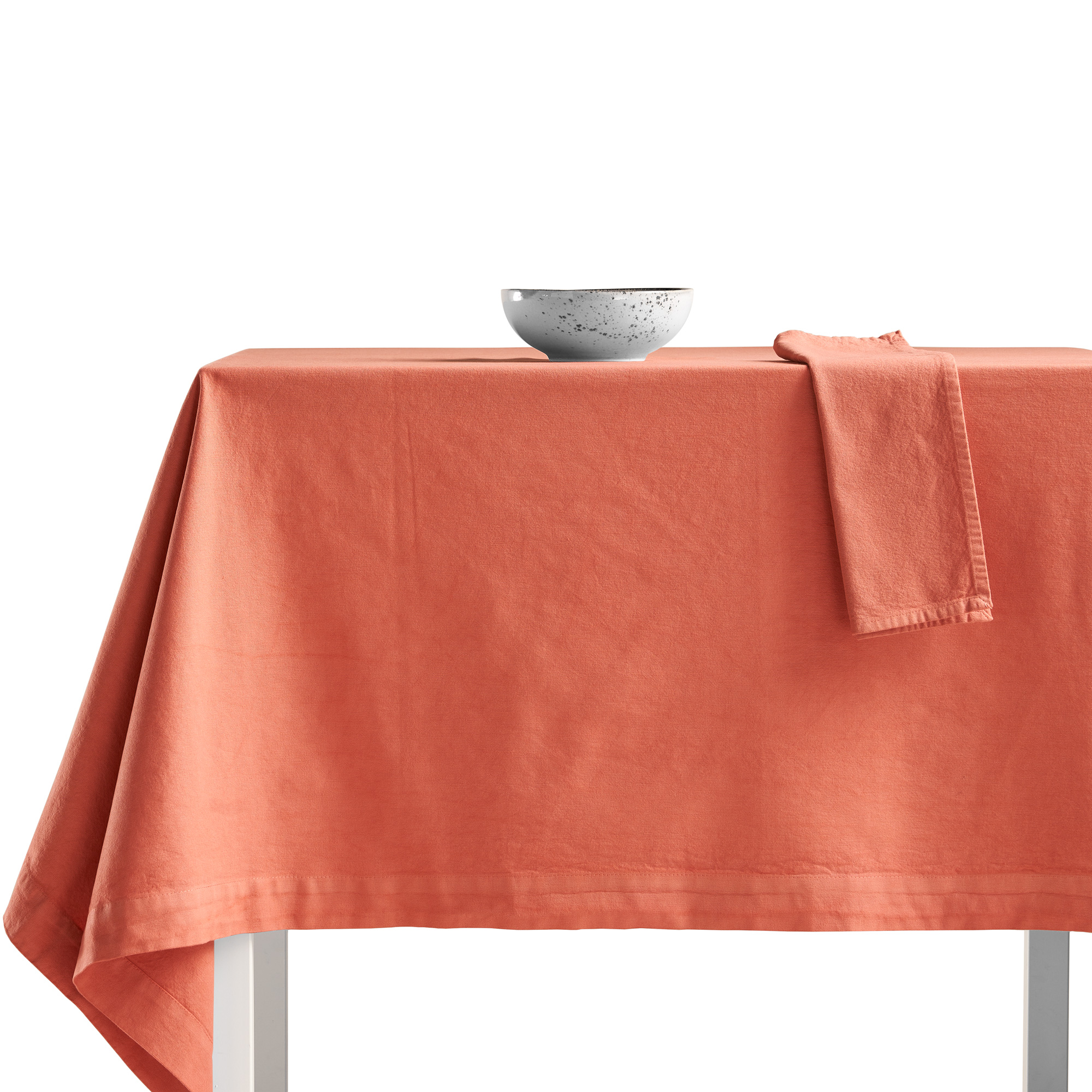 Tovaglia BIANCA in cotone CM 140X180 - PEPE ROSA
