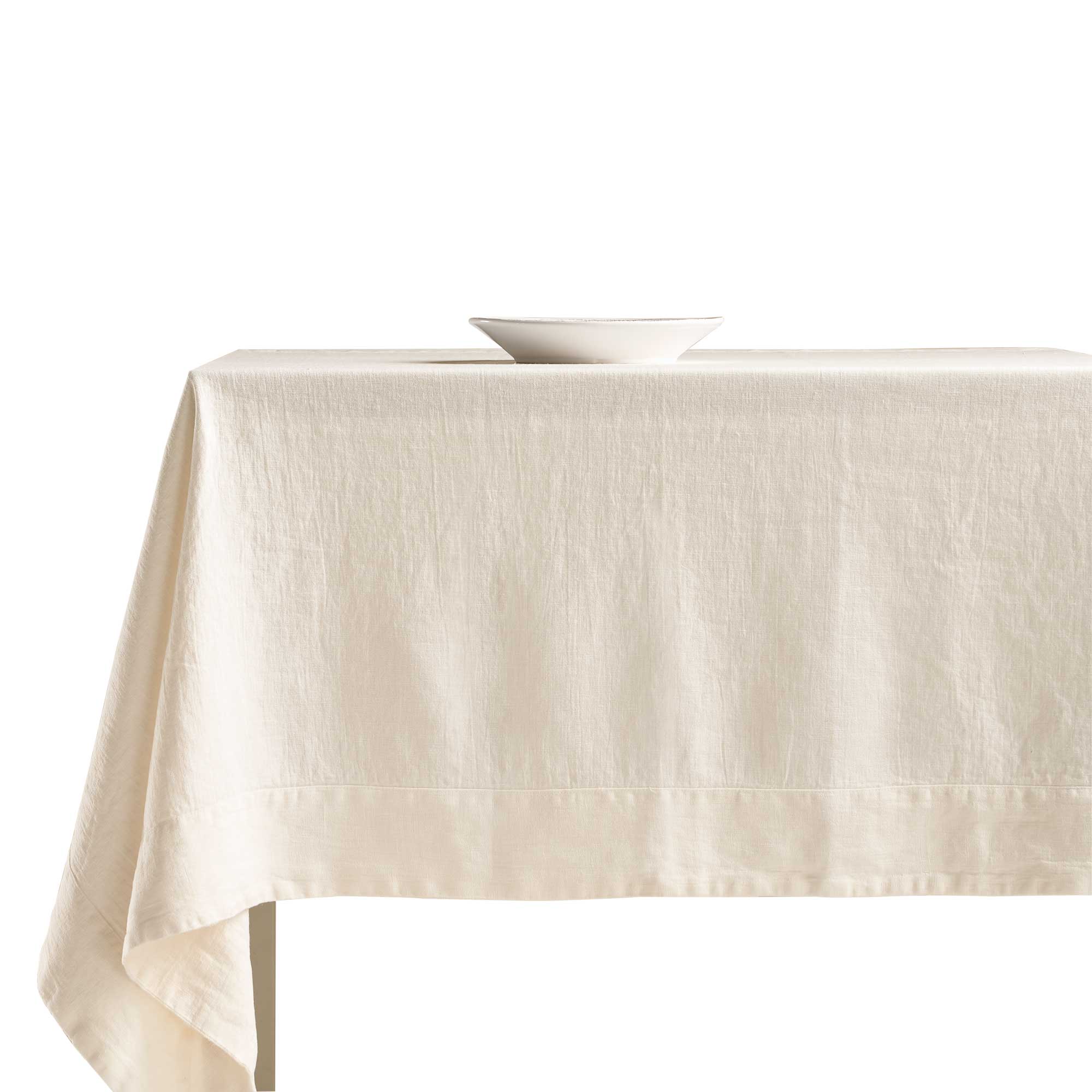 Tovaglia PAOLA in lino CM 140X180 - AVORIO
