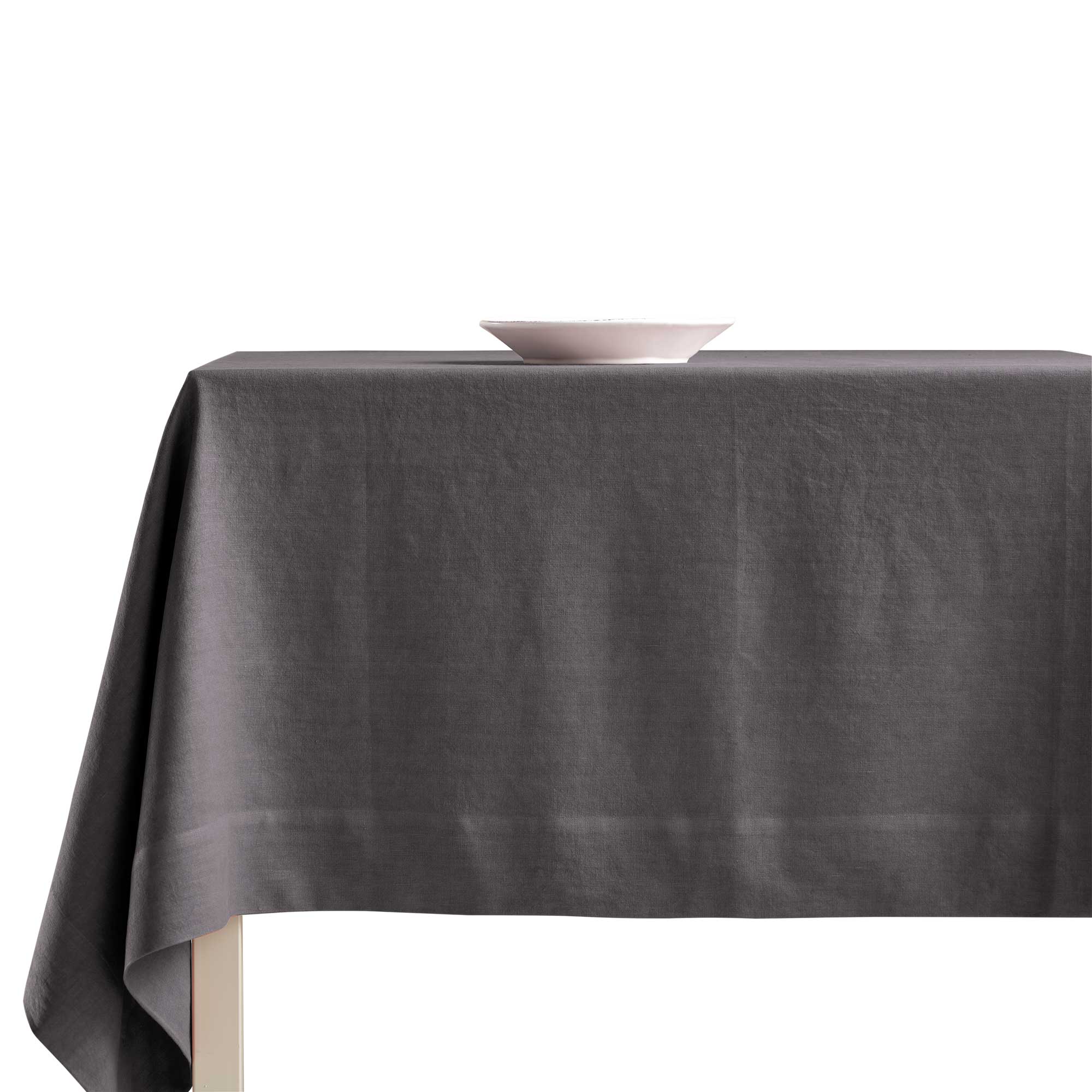 Tovaglia PAOLA in lino CM 160X230 - GRISAGLIA