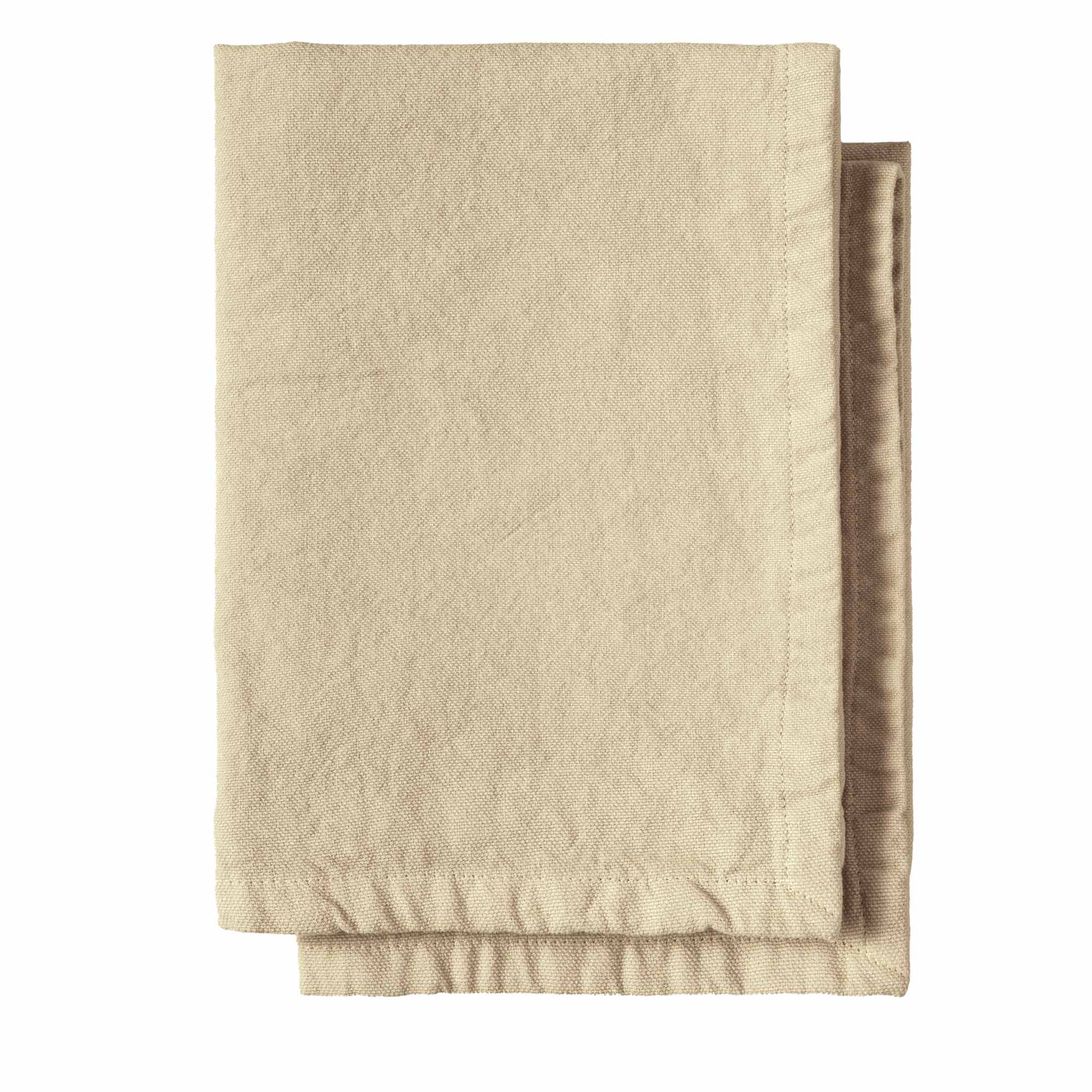 Set BIANCA 2 Tovaglioli in cotone CM 45X45 - CORDA