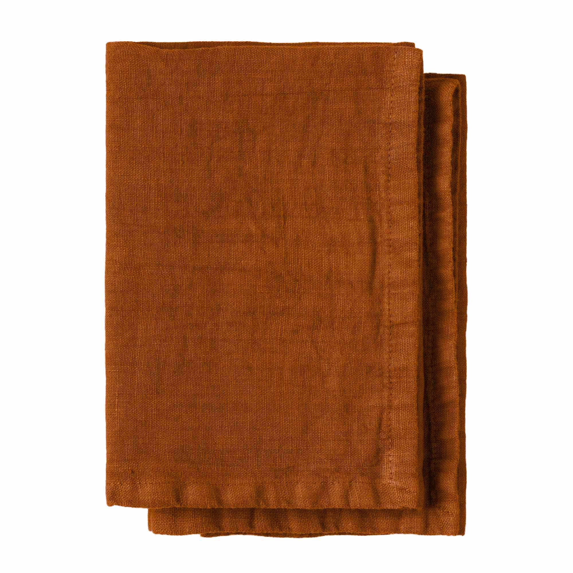 Set PAOLA 2 Tovaglioli in lino CM 45X45 - COCCIO