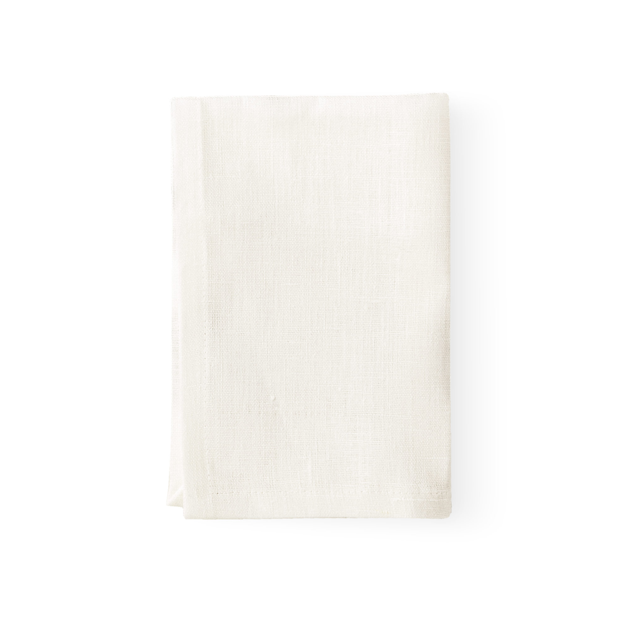 Set ELEONORA 2 Tovaglioli in lino CM 45X45 - AVORIO